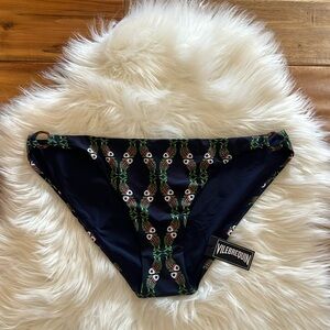 VILEBREQUIN BIKINI BOTTOM BLEU MARINE FISH "NWT" SZ LARGE